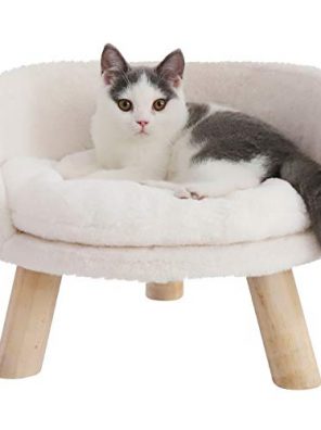 Bingopaw Elevated Cat Beds, Cat Stool Bed Nordic Pet House
