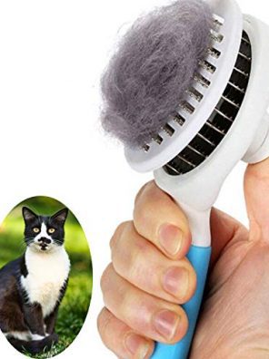 Cat Brush Self Cleaning Slicker Brushes for Shedding and Grooming