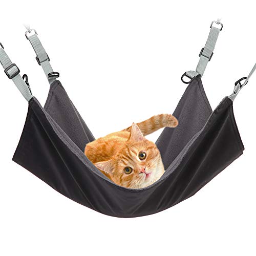 Waterproof Cat Hammock for Cage Soft Warm Plush 2 in 1 Summer