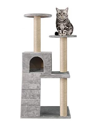 Cat Scratching Cat Climber with Condo Cat Tower