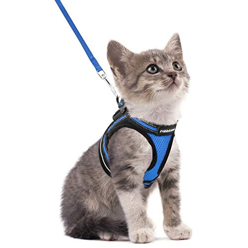 Cats Harness and Leash Set with Reflective Strip