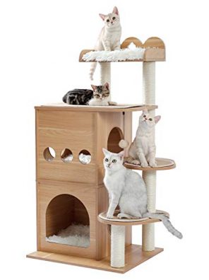 Made4Pets Cat Tree 5 Levels Modern Cat Tower