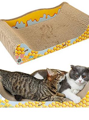 INNOLV Cat Scratcher Cardboard Sofa Bed Couch