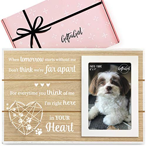 GIFTAGIRL Dog Memorial Gifts, Pet Memorial Gifts