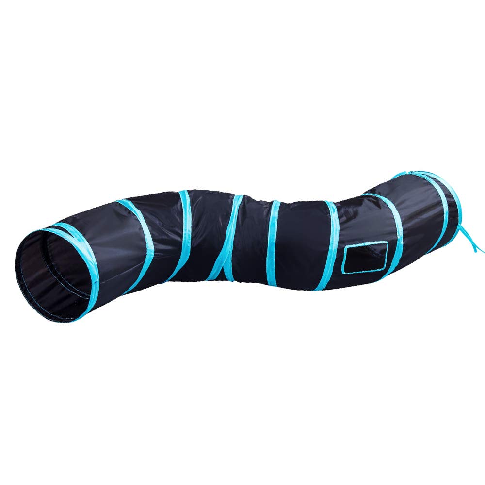 Collapsible Cat Tunnel Toys with Peek Hole