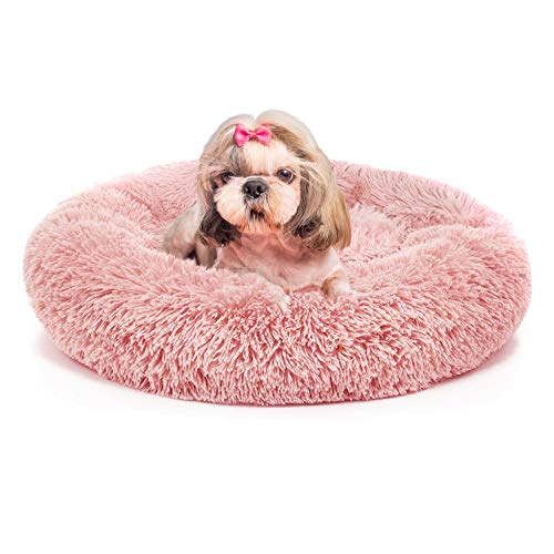 Fluffy Dog Bed Ultra Soft Washable Dog and Cat Cushion Bed