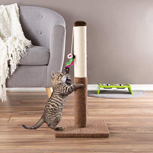 PETMAKER Cat Scratching Post - Tall Scratcher for Cats