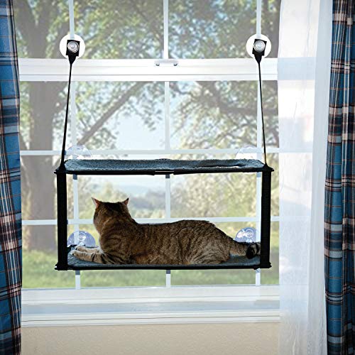 Mount Window Kitty Sill Double Stack Gray