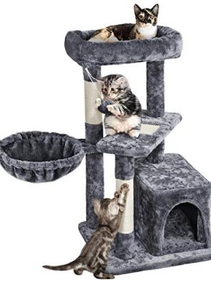 Cat Tree Tower with Cozy Condo and Basket