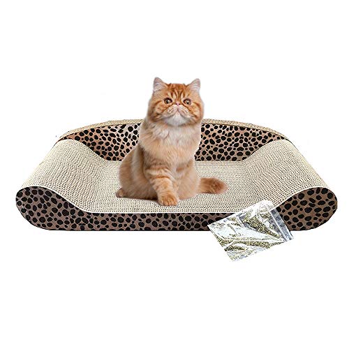 Cat Scratcher Cardboard Reversible Scratching Lounger Sofa