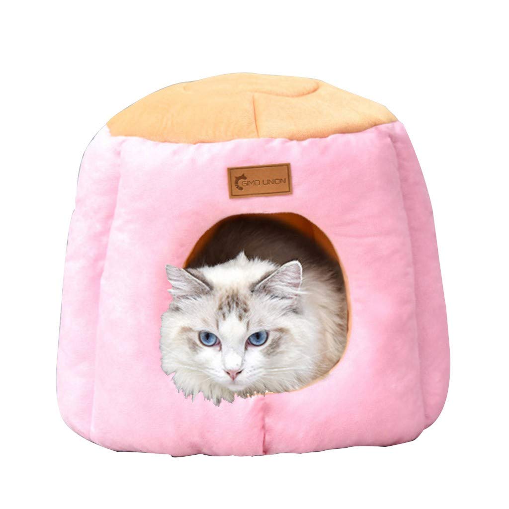 Cat Kennel Pet Kennel Semi-Enclosed Deep Sleep Cat Litter Sleeping Bed