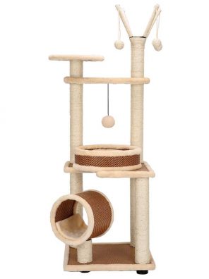 Cat Luxury Tree Tower Scratching Posts and 5 Toys Ball