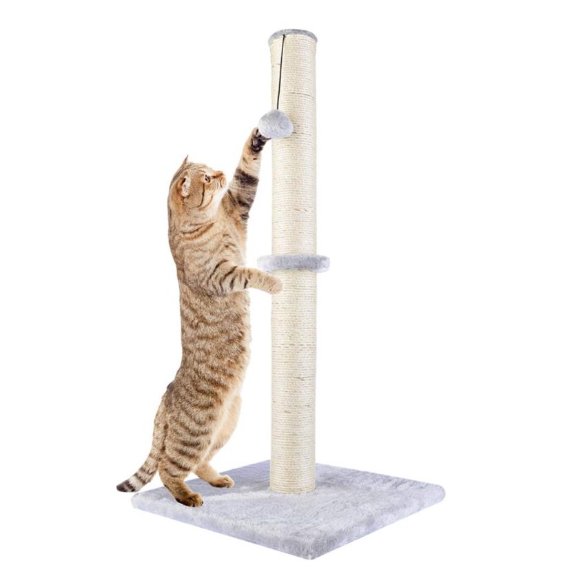 Dimaka 29" Tall Cat Scratching Post for Big Cats