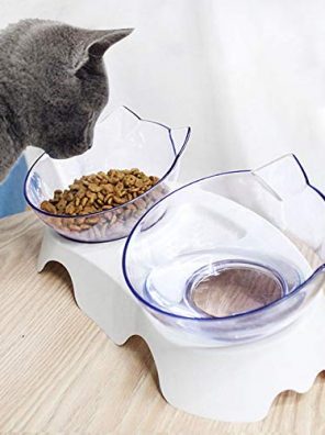 Anti Vomiting Design Cat Feeding Bowls