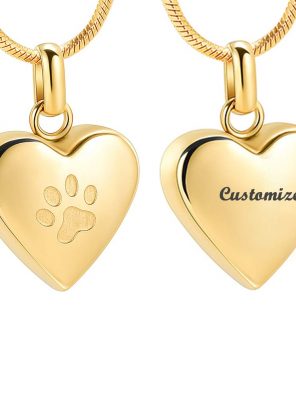Cat's Ashes Necklace Memorial Keepsake Jewelry