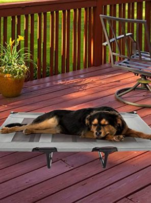 Petmaker Elevated Pet Bed-Portable Raised Cot-Style