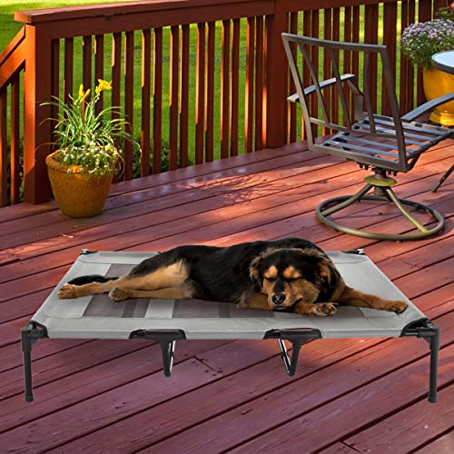 Petmaker Elevated Pet Bed-Portable Raised Cot-Style