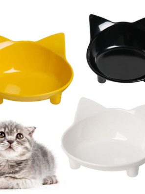 Cat Bowl Non Slip Food Wide Bowl to Stress Relief