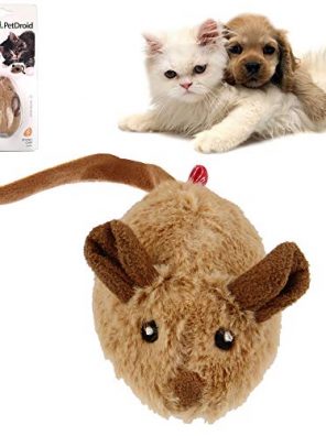 Moving Mouse Toy for Cats with Rattling Sound