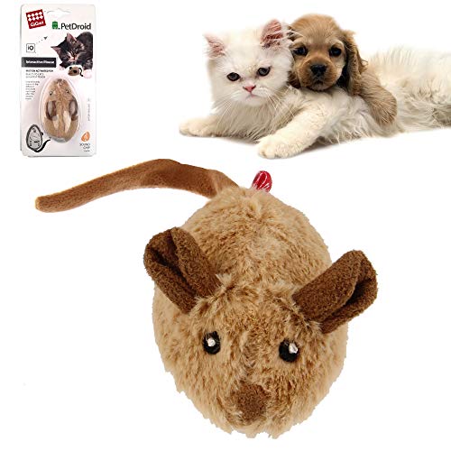 Moving Mouse Toy for Cats with Rattling Sound