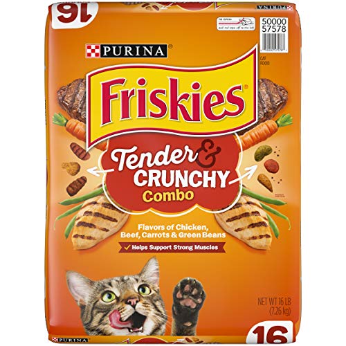 Purina Friskies Dry Cat Food, Tender, Crunchy Combo
