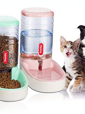 Cats Automatic Waterer and Food Feeder