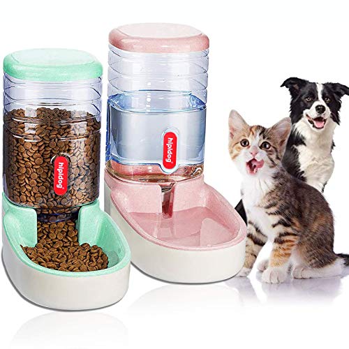 Cats Automatic Waterer and Food Feeder