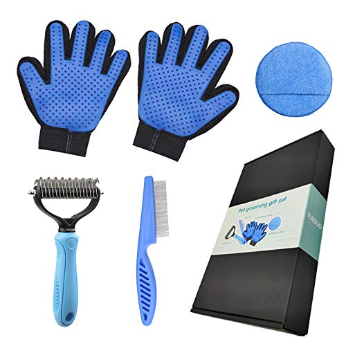 YUESUO Pet Hair Shedding Brush for Dogs