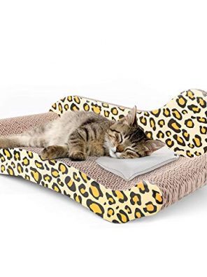 PrimePets Cat Scratcher Cardbord Lounge