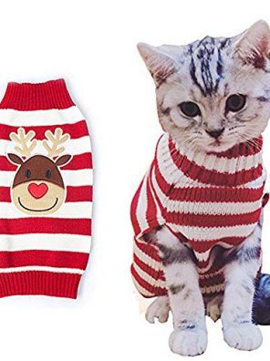 Cat Sweater Christmas Santa Claus