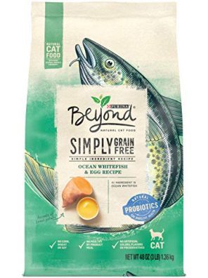 Natural Dry Cat Food Whitefish & Egg Recipe