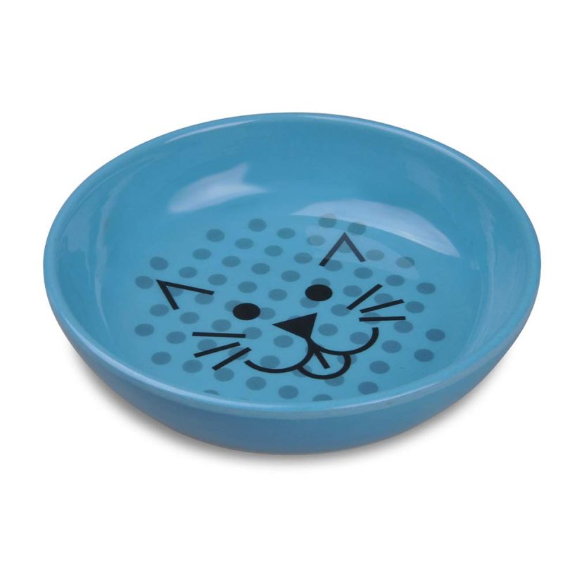 Cat Dish Pacific Blue, 8 Ounce