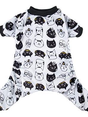 CuteBone Dog Pajamas Cat Dog Apparel Dog Jumpsuit