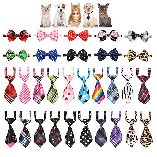 Cats 30 Pieces Bow Tie Pet Costume