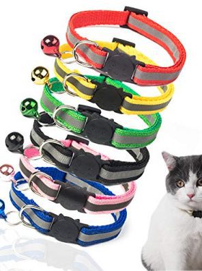 Breakaway Cat Collar with Bell for Small Cats