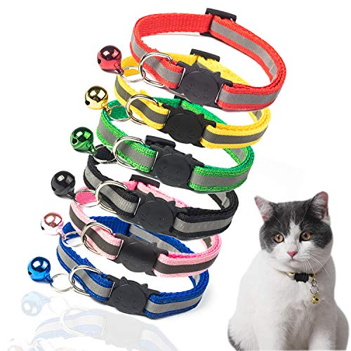Breakaway Cat Collar with Bell for Small Cats