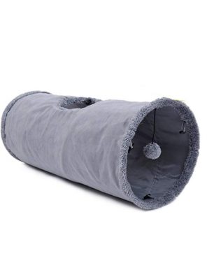 Primst Collapsible Cat Tunnel,Durable Suede Pet Toys