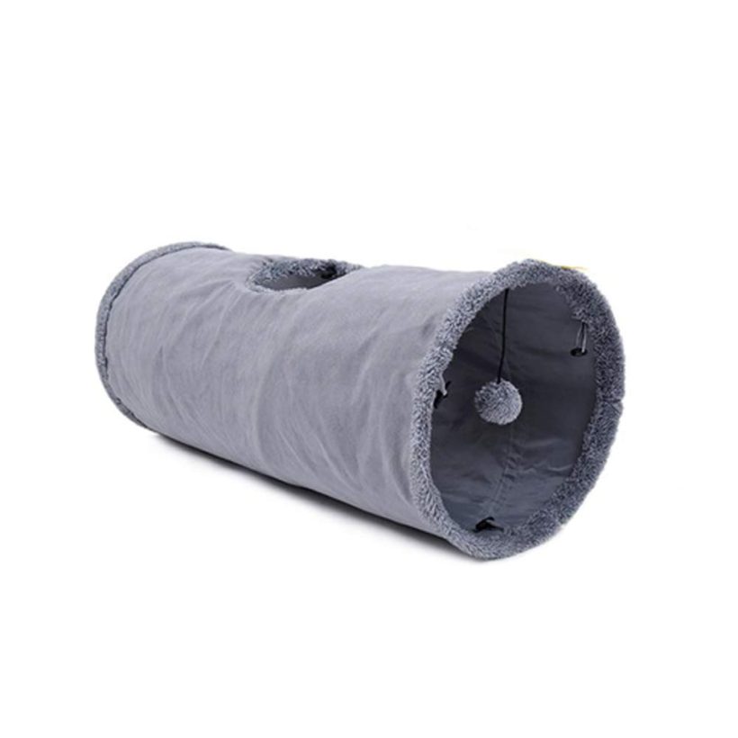 Primst Collapsible Cat Tunnel,Durable Suede Pet Toys