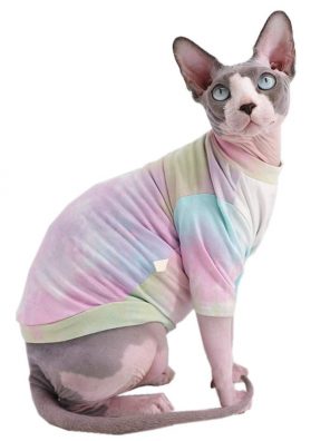 Hairless Cat Colorful Breathable Summer Cotton
