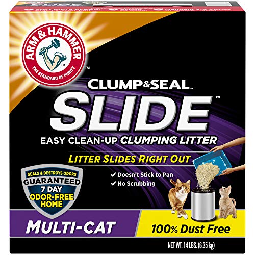 Slide Clumping Cat Litter