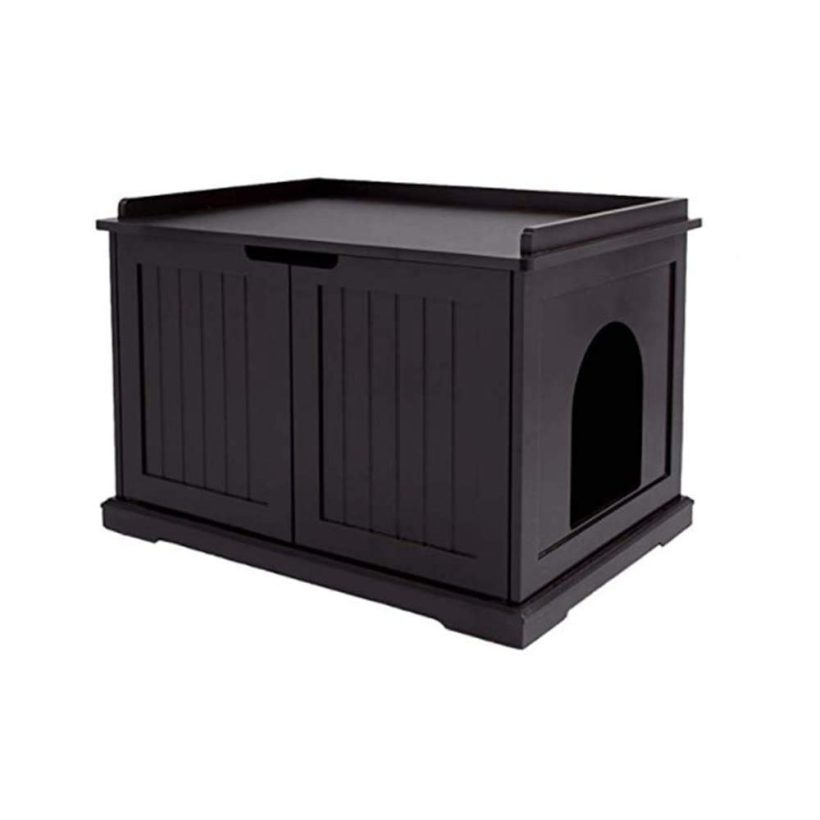 Cat Litter Box Enclosure Cabinet, Hidden Litter Tray Cat Furniture