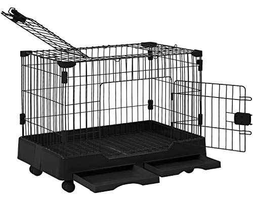 Cat Cage Cat Crate Kennel Two Door Cat House Furniture