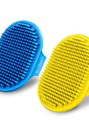 Cats Pet Shampoo Bath Brush Soothing Massage Rubber Comb