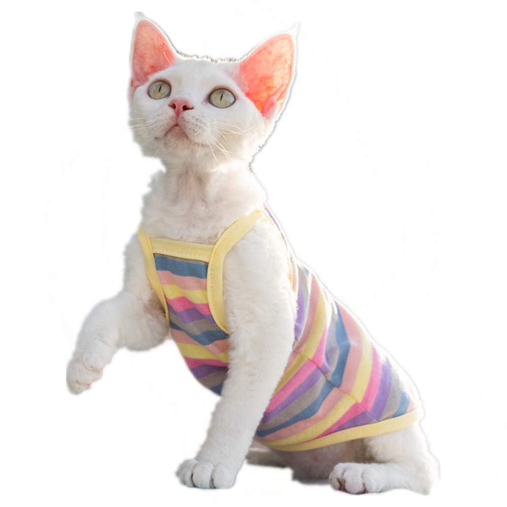 HAICHEN TEC Hairless Cats Stripe Camisole