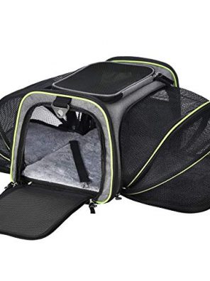 Cat Carrier Large Expandable Foldable Soft Sided Dog Travel Carrier Bag