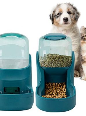 Cats Feeder with Water Dispenser Automatic Gravity Big Capacity