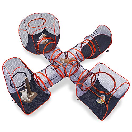 DAPU 5 in 1 Compound Pet Play House - 4 Tents