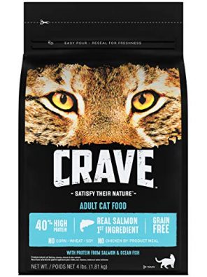 High Protein Natural Dry Cat Food with Protein from Salmon & Ocean Fish