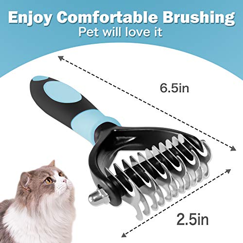 Brush Mat Remover Dog Undercoat Rake Tool for Cats Review Price ...