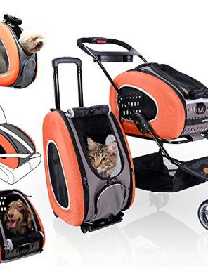 Cats Pet Carrier with Backpack Stroller